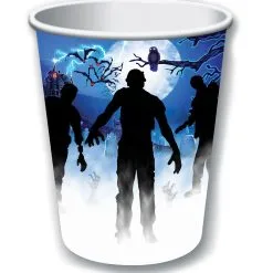 Zombie Party Pappbecher Set 8 Stück